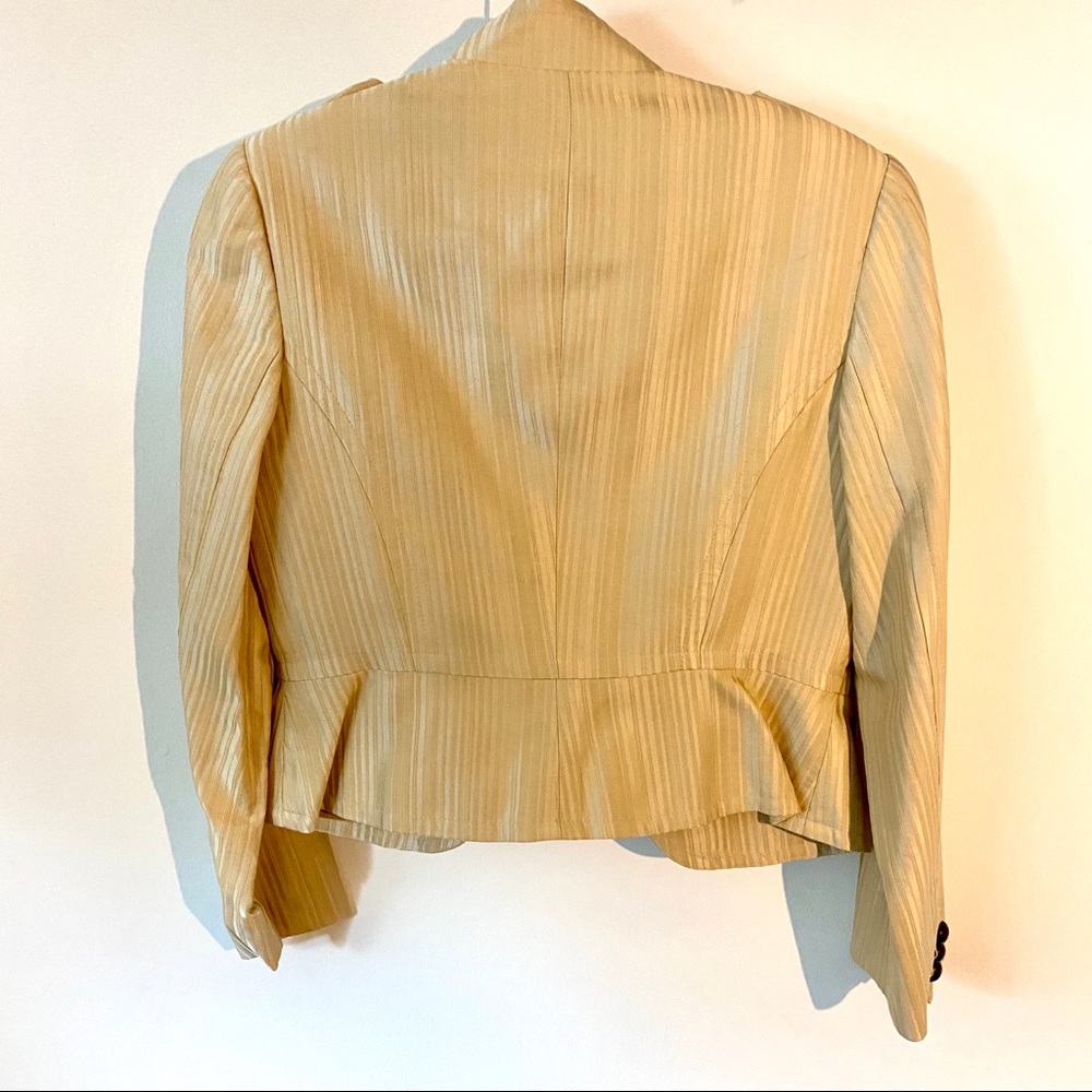 Beige Military Jacket - Picture 4 of 6